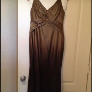 Carmen Marc Valvo ombré floor-length gown